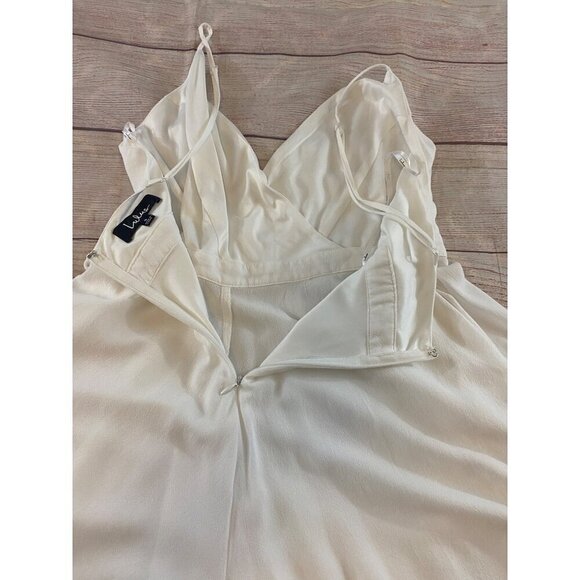 Lulu's Women's White Strappy Cross Front Romper - Small - Picture 13 of 14